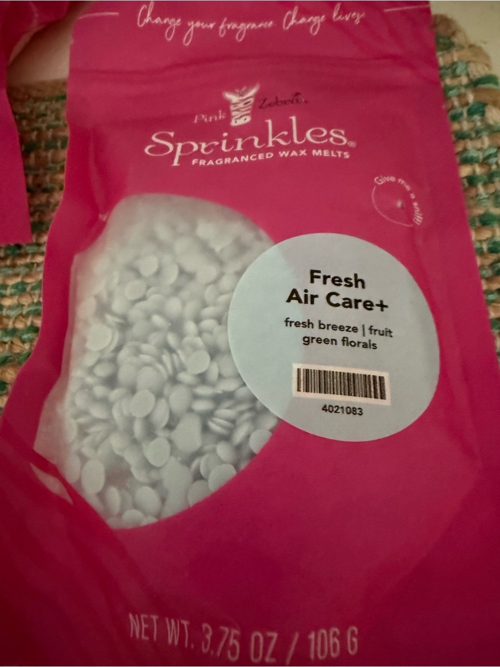 ☀️Pink Zebra Sprinkles Fragranced Wax Melts🌻